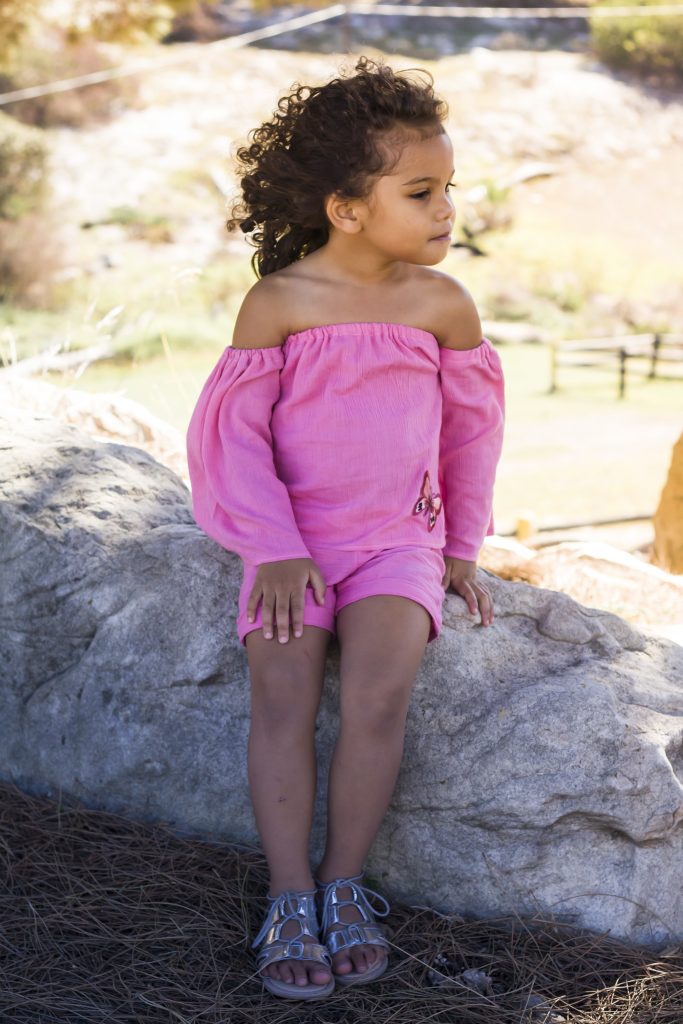 pink high waisted shorts