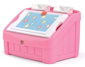 pink toy box