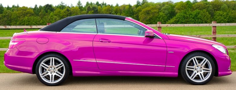 Pink car accessories