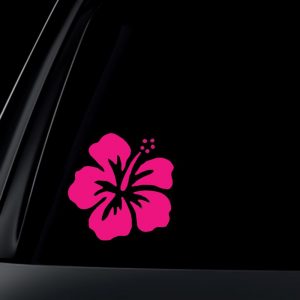 Pink car window decals