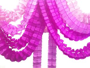 Pink streamers