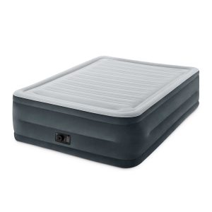 Intex comfort plush elevated dura-beam airbed with built-in electric pump