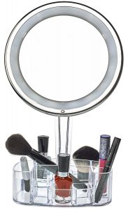 Daisi magnifying lighted make up mirror