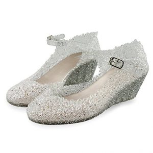 Paul Kevin Jelly wedge beach sandals high heels glass slipper shoe